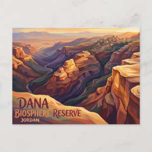 Dana Biosfeerreservaat Jordanië Briefkaart