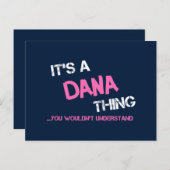 Dana ding dat je niet zou begrijpen briefkaart (Voorkant / Achterkant)