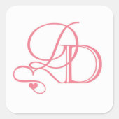 Dana en David's welkomsttas stickers (Voorkant)