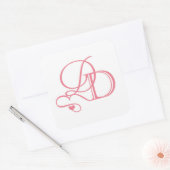 Dana en David's welkomsttas stickers (Envelop)