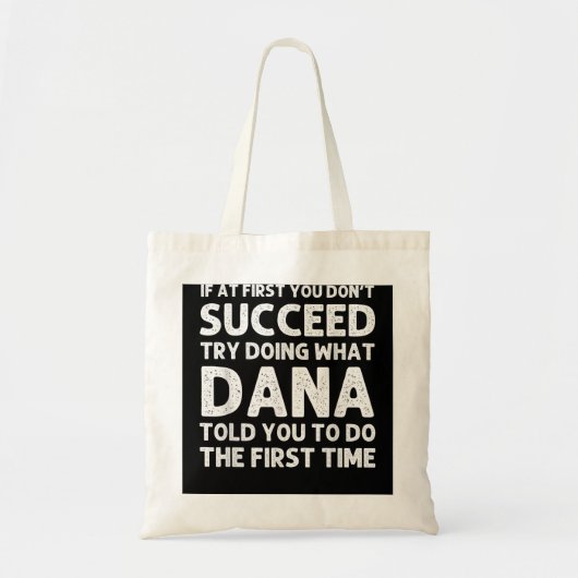 DANA Gift Name Personalized Birthday Funny Christm Tote Bag (Voorkant)
