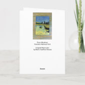 Dana Meadows, Yosemite National Park, Verenigde St Feestdagen Kaart (Achterkant)