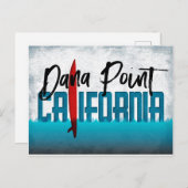 Dana Point Briefkaart California Surfboard (Voorkant / Achterkant)