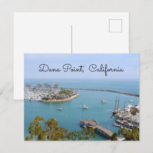Dana Point California Briefkaart (Voorkant / Achterkant)