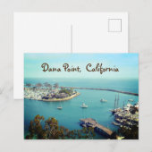 Dana Point California Briefkaart (Voorkant / Achterkant)