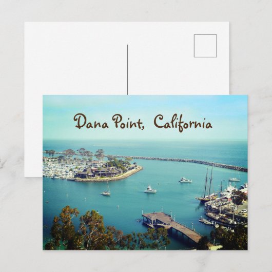 Dana Point California Briefkaart (Voorkant / Achterkant)