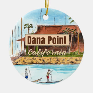Dana Point California Ceramic Ornament