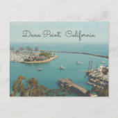 Dana Point California Retro Style Briefkaart (Voorkant)