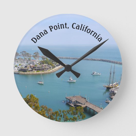 Dana Point California Ronde Klok (Voorkant)