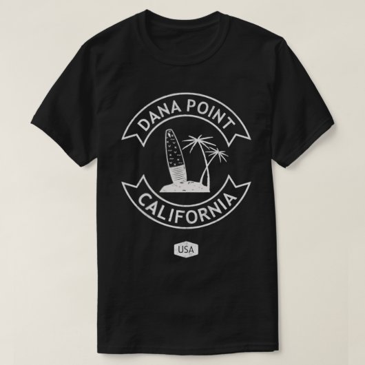 Dana Point California Surf T-shirt (Design voorkant)