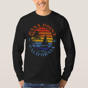Dana Point Californië Strand Zeilboot Zomer Vakant T-shirt