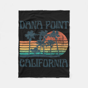 Dana Point Californië Strand Zomer Vakantie Vintag Fleece Deken