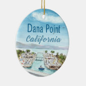Dana Point Ceramic Ornament - Californië Coastal B (Rechts)
