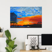 Dana point dawn poster (Thuiskantoor)