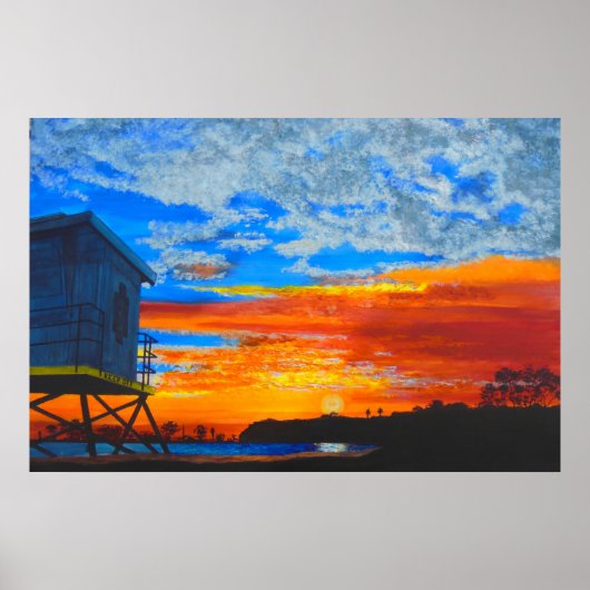 Dana point dawn poster (Voorkant)