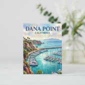 Dana Point Harbor Californië Briefkaart (Staand voorkant)