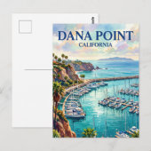 Dana Point Harbor Californië Briefkaart (Voorkant / Achterkant)