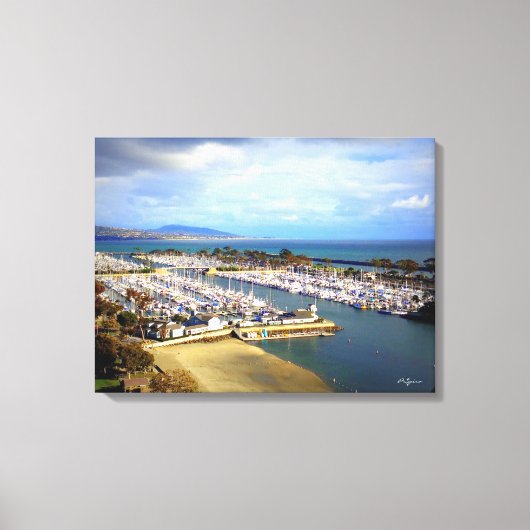Dana Point Harbor Canvas Afdruk (Voorkant)