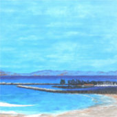 Dana point harbour #2 sticker (Voorkant)