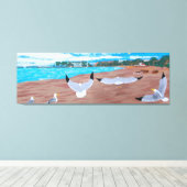 Dana point harbour canvas afdruk (Insitu (Houten vloer))