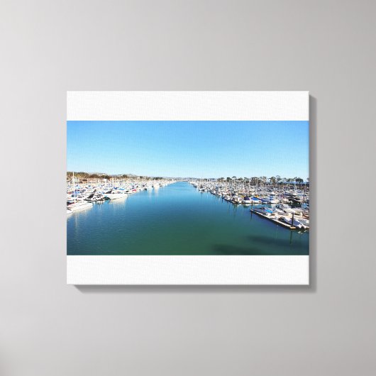 Dana Point Harbour: Dana Point, Californië Canvas Afdruk (Voorkant)