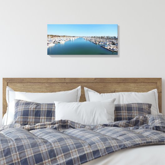Dana Point Harbour: Dana Point, Californië Canvas Afdruk (Insitu (Slaapkamer))