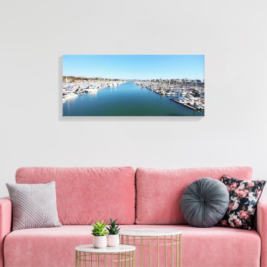 Dana Point Harbour: Dana Point, Californië Canvas Afdruk (Insitu (Woonkamer))