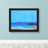 Dana Point Harbour ondertekend Canvas Afdruk (Insitu (Houten vloer))