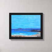 Dana Point Harbour ondertekend Canvas Afdruk (Voorkant)