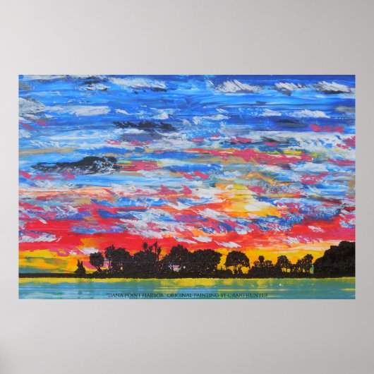 "Dana point harbour" Poster (Voorkant)