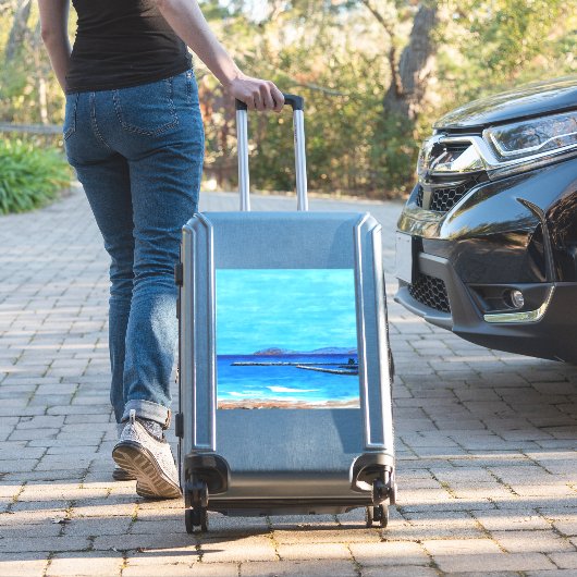 Dana point harbour-schilderij sticker (Koffer Insitu)