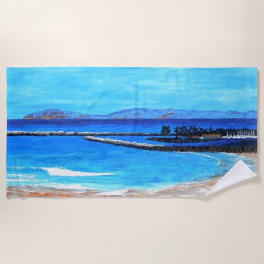 Dana point harbour strandlaken (Voorkant)