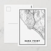 Dana Point Kaart (Voorkant / Achterkant)