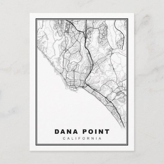 Dana Point Kaart (Voorkant)