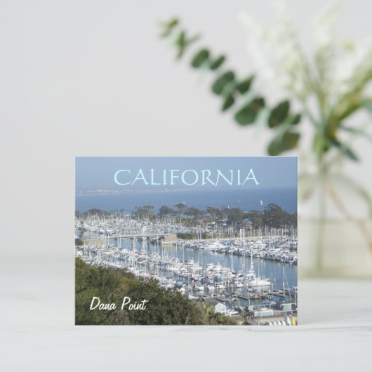 Dana Point marina briefkaart (Staand voorkant)