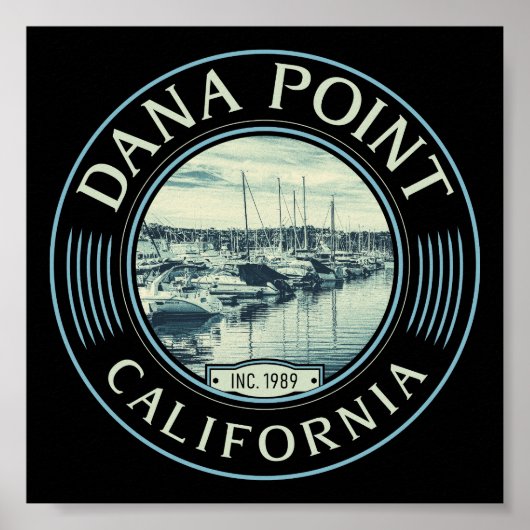 DANA POINT ORANJE CALIFORNIA - DANA POINT HARBOR POSTER (Voorkant)