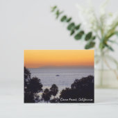 Dana Point Sunset Briefkaart (Staand voorkant)