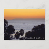 Dana Point Sunset Briefkaart (Voorkant)
