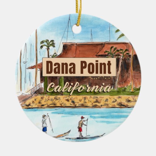 Dana Point Yacht Club Ornament (Voorkant)