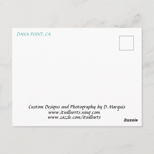 DANA PUNT 4 #4 Briefkaart (Achterkant)