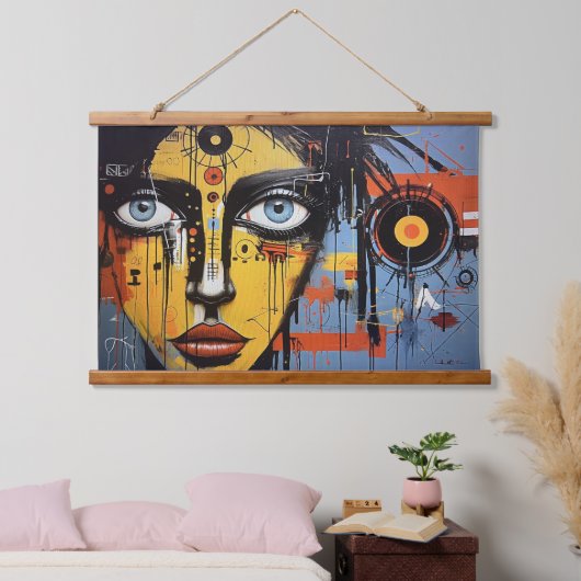 Dana’s Delema Abstract Hangend Wandkleed (Slaapkamer)