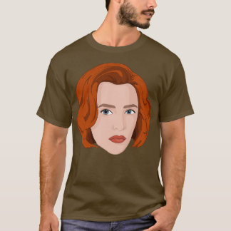 Dana Scully cartoon T-shirt