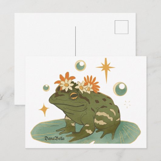 DanaBella de kikker Briefkaart (Voorkant / Achterkant)