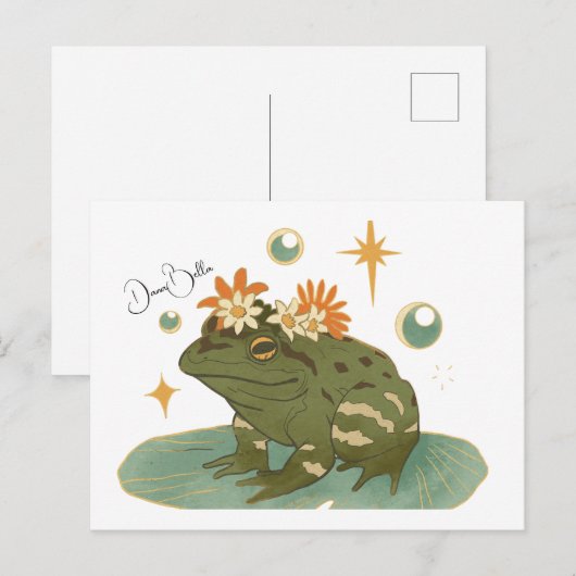 DanaBella de kikker Briefkaart (Voorkant / Achterkant)