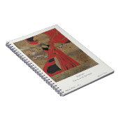 "Danaé": Cape du soir van Paul Poiret mode Notitieboek (Rechterzijde)