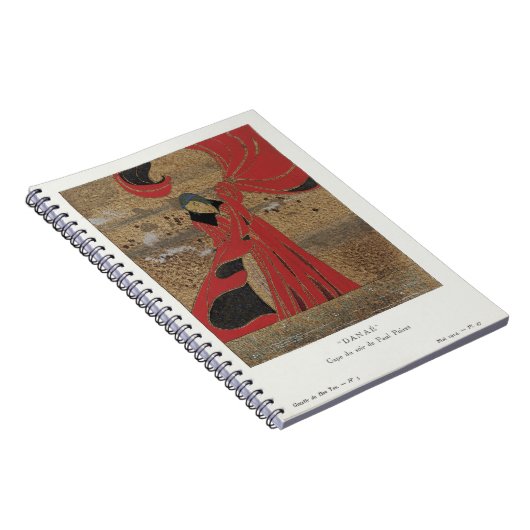 "Danaé": Cape du soir van Paul Poiret mode Notitieboek (Rechterzijde)