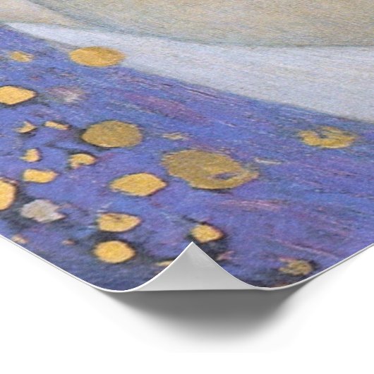 Danae door Gustav Klimt Poster (Hoek)