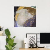 Danae door Gustav Klimt Poster (Thuiskantoor)
