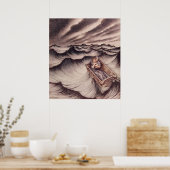 Danae en haar zoon Perseus Poster (Keuken)