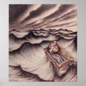 Danae en haar zoon Perseus Poster (Voorkant)